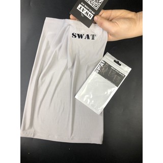 Khăn đa năng Swat thun lạnh mềm mịn vải co giãn 4 chiều màu xám