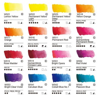 Pan lẻ màu nước Mijello Gold 1ml chiết màu theo yêu cầu - Bảng 1