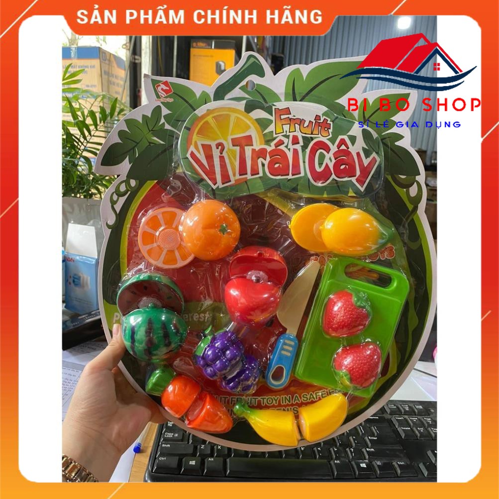 VỈ ĐỒ CHƠI CẮT HOA QUẢ NGỘ NGHĨNH CHO BÉ – HÀNG SIZE TO ĐẸP