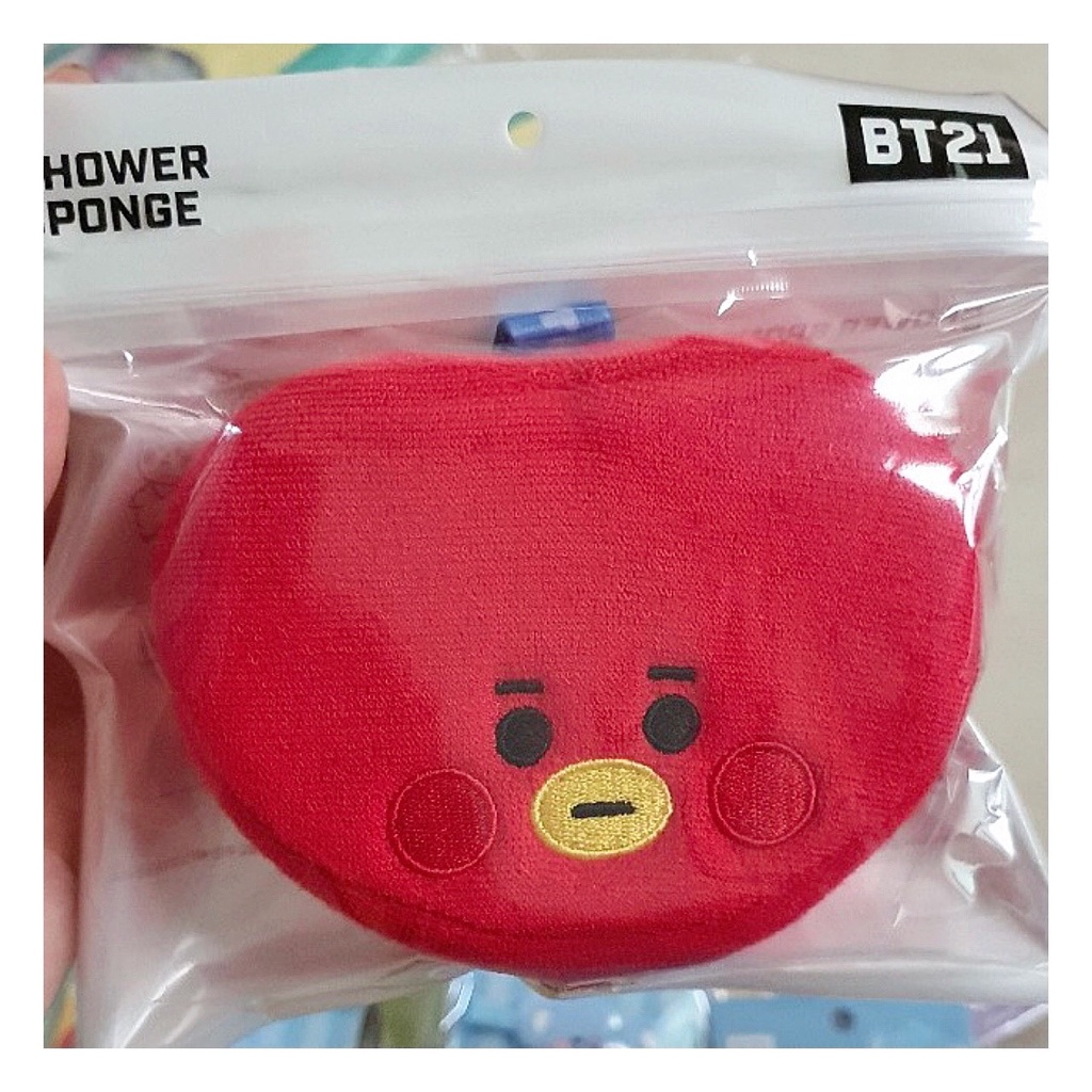 BÔNG TẮM TẠO BỌT BIỂN BT21 BABY BOWL SHOWER SPONGE BATH Beens Company