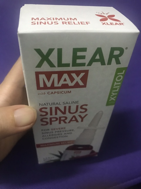 [XLEAR] XỊT MŨI XLEAR MAX GIÚP THÔNG MŨI NHANH - 45ML