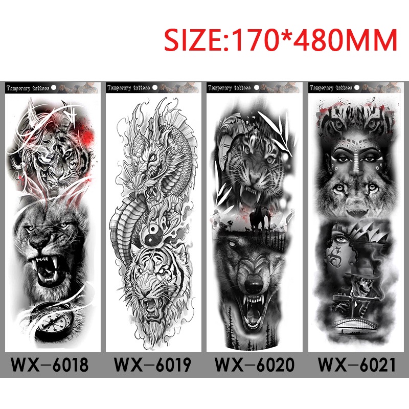 Miếng Dán Hình Xăm Toàn Diện Chống Thấm Nước Và Mồ Hôi Cho Nam Nữ