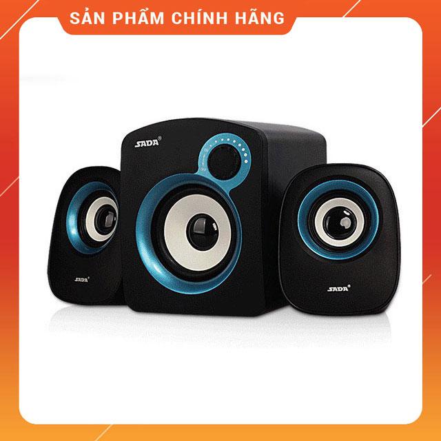 Bộ 3 Loa Nghe Nhạc [{Vi Tính Để Bàn},{Để Bàn Gaming},{Máy Tính Có Dây} 2.1 SADA DB-200 Hỗ Trợ Cổng USB, Jack 3.5