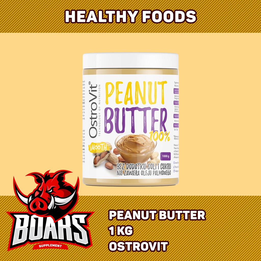 THỰC PHẨM BƠ ĐẬU PHỘNG OSTROVIT PEANUT BUTTER GIÀU DINH DƯỠNG, GIÀU PROTEIN TỐT CHO SỨC KHỎE (1 KG)