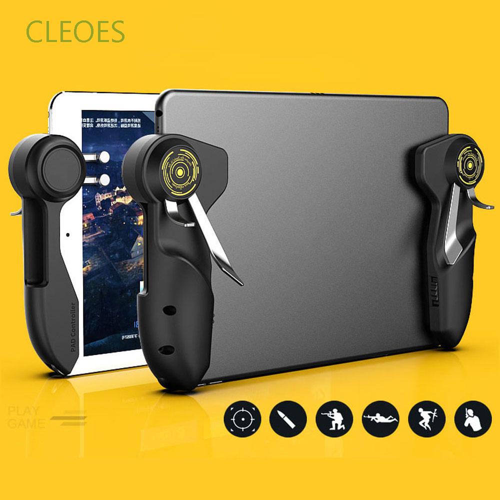Cleoes Tay Cầm Chơi Game Pubg L1R1 Bằng Kim Loại Siêu Bền Nhiều Màu Sắc Cho Ipad / Tablet