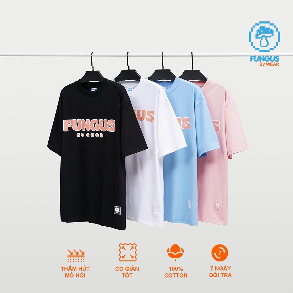 Áo Thun Fungus by Wear Box Text Tee - F136943