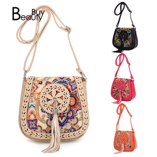 Túi Xách Tay Thêu Họa Tiết Thổ Cẩm Thời Trang Dành Cho Nữ