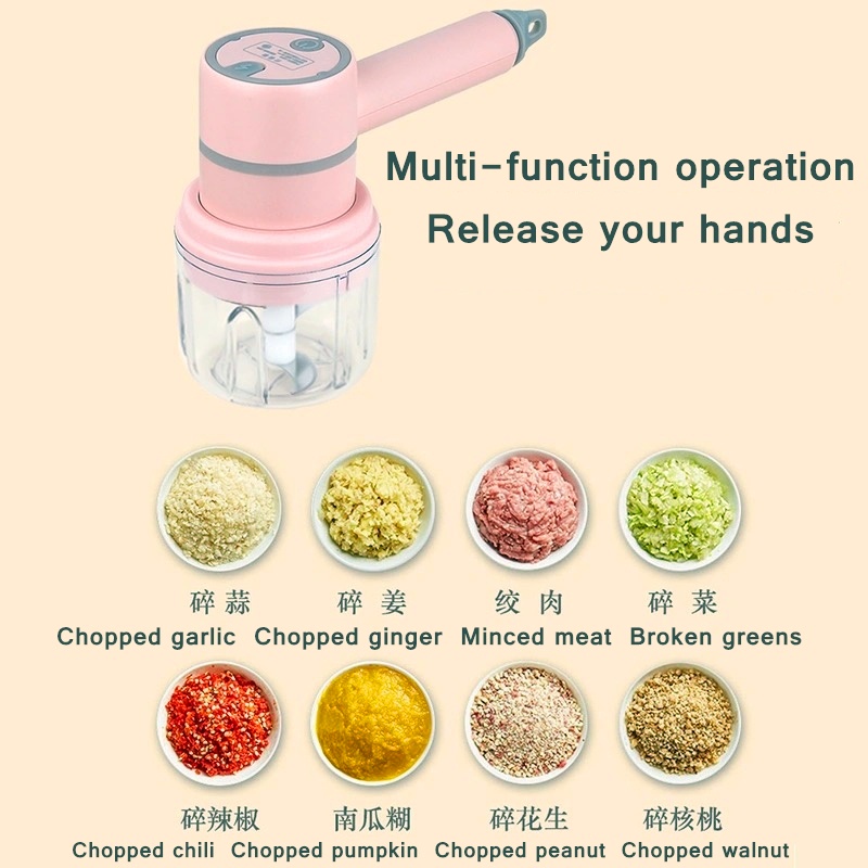 Máy Đánh Trứng Làm Bánh Kem Mini Cầm Tay Tự Động Sạc Pin Được Tiện Lợi Cho Gia Đình