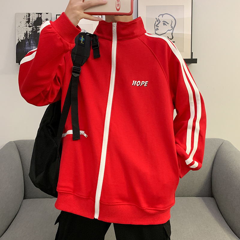 Áo sweater kiểu bóng chày cá tính năng động phong cách thể thao | BigBuy360 - bigbuy360.vn