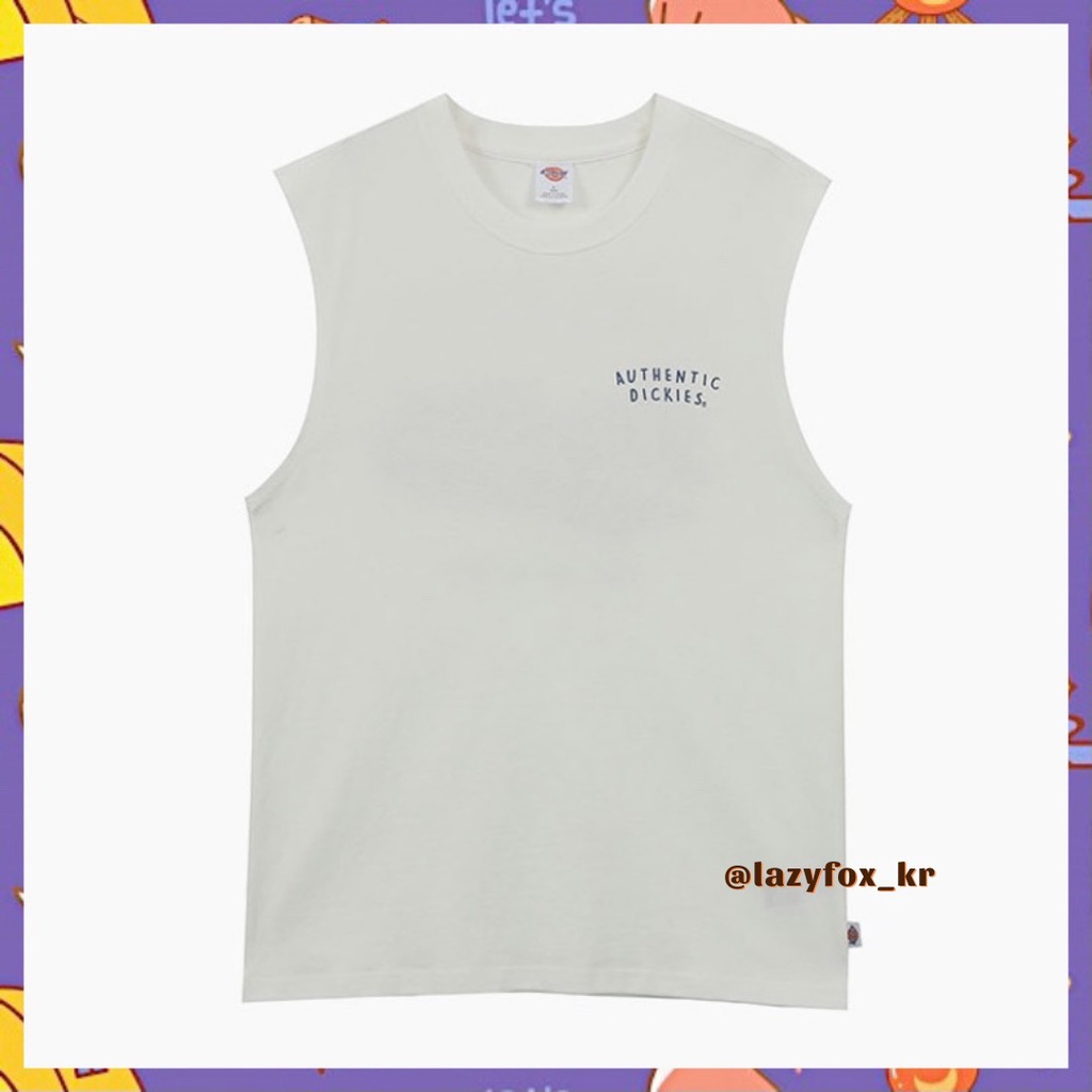𝗗𝗜𝗖𝗞𝗜𝗘𝗦 𝑺𝒍𝒆𝒆𝒗𝒆𝒍𝒆𝒔𝒔 𝑻𝒆𝒆 / 𝑻𝒂𝒏𝒌 𝑻𝒐𝒑 - Áo thun không tay Dickies chính hãng 𝗦𝗔𝗟𝗘 🥨