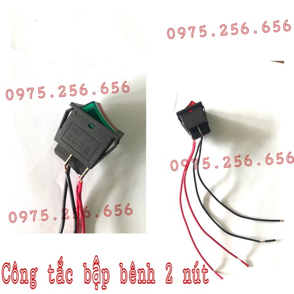 Công Tắc Bập Bênh 2 nút Phụ tùng ô tô