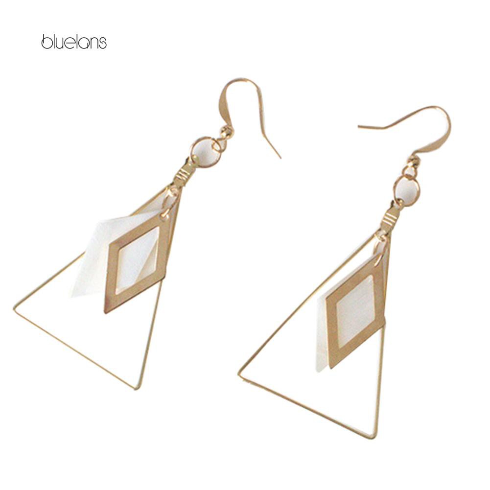 Đôi Bông Tai Hình Tam Giác Thời Trang Cho Nữ