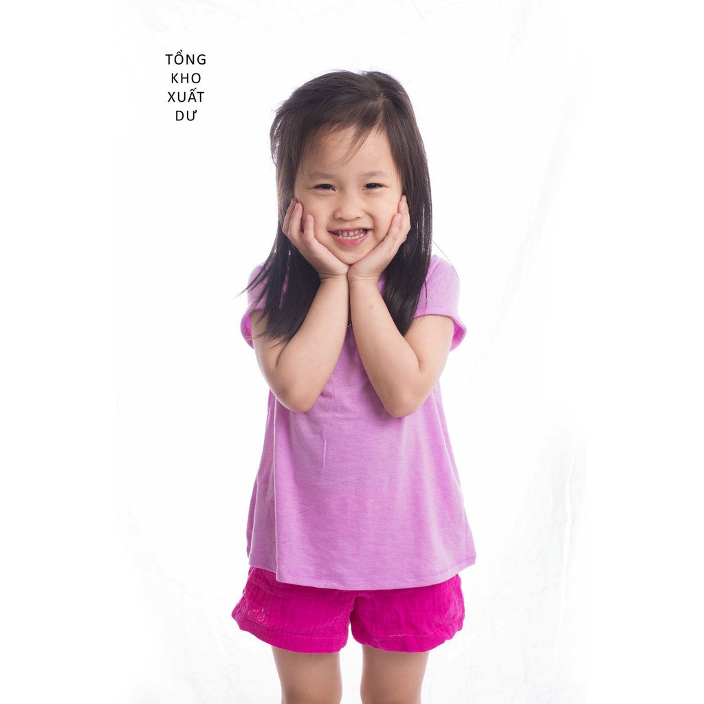 Xả áo phông (VNXK) cho bé gái từ 13 - 43kg, xả lỗ, không lợi nhuận, 1000% hàng mới!