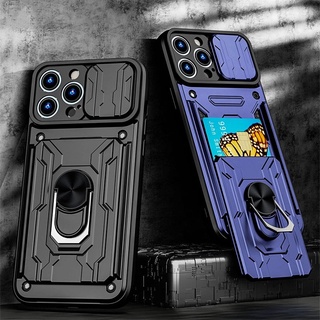 Ốp Điện Thoại Kiểu Giáp Chống Sốc Kèm Giá Đỡ Nhẫn Cho Xiaomi Mi 11 Lite NE 11T 12X 12 Pro Poco F3 X3 NFC M4 X4 Pro 5G