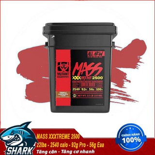[Túi Zip 1kg] Sữa Tăng Cân Nhanh Mutant Mass Xtreme 2500 - 1kg - Chính Hãng 100%