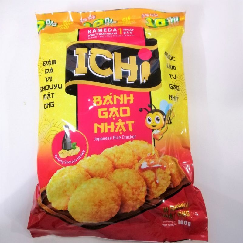 💢 Bánh gạo Nhật ICHI vị mật ong 180g