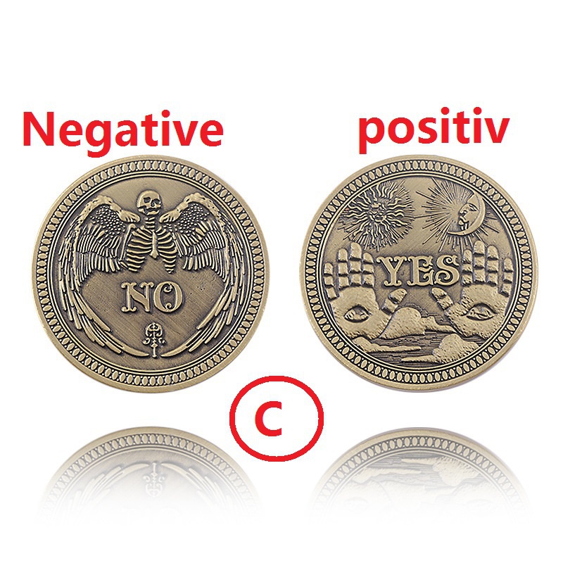 Punk Party Magic Skull Pattern Coin Retro Commemorative Coin / Game Coin