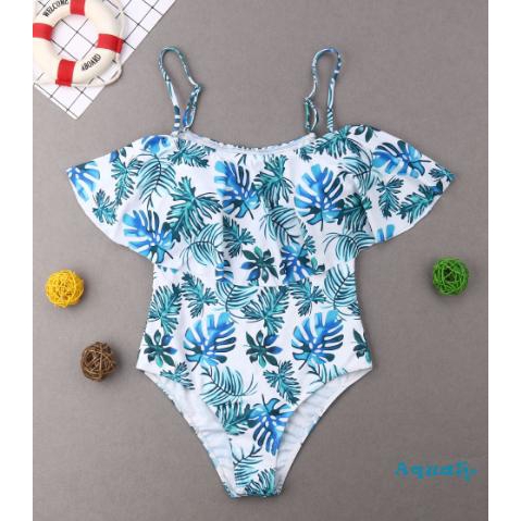 Set bikini hoa xinh xắn dành cho bé gái