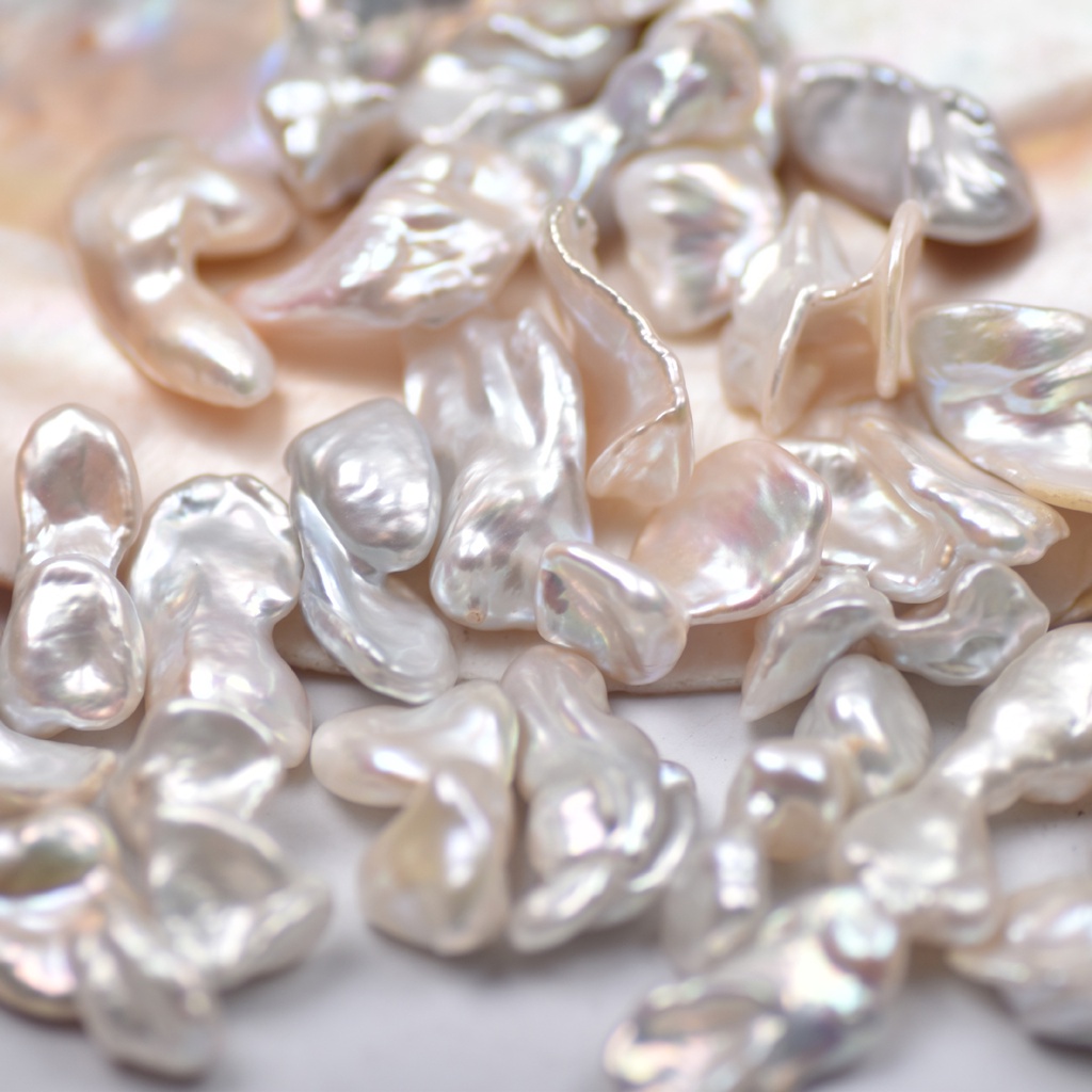 Bộ 5 Hạt Ngọc Trai Tự Nhiên 24-26mm Dùng Làm Đồ Trang Sức Thủ Công