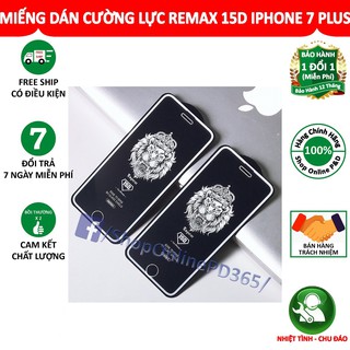 Miếng dán cường lực remax 15d iphone 7plus - màu trắng
