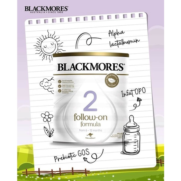 [ Date 5/24 ]Sữa Blackmores Úc số 2 lon 900g