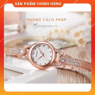(Lắc tay) Đồng hồ Nữ YAQIN Lắc tay Y9999 - Phong cách Ý + Tặng hộp & Pin