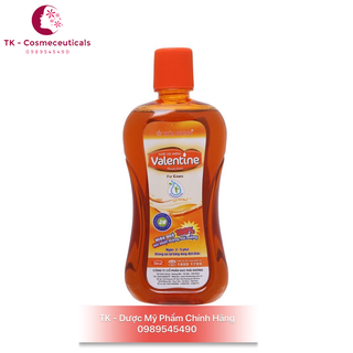 Nước Súc Miệng Valentine Ngăn Ngừa Nhiệt Miệng, Hôi Miệng - 500ml