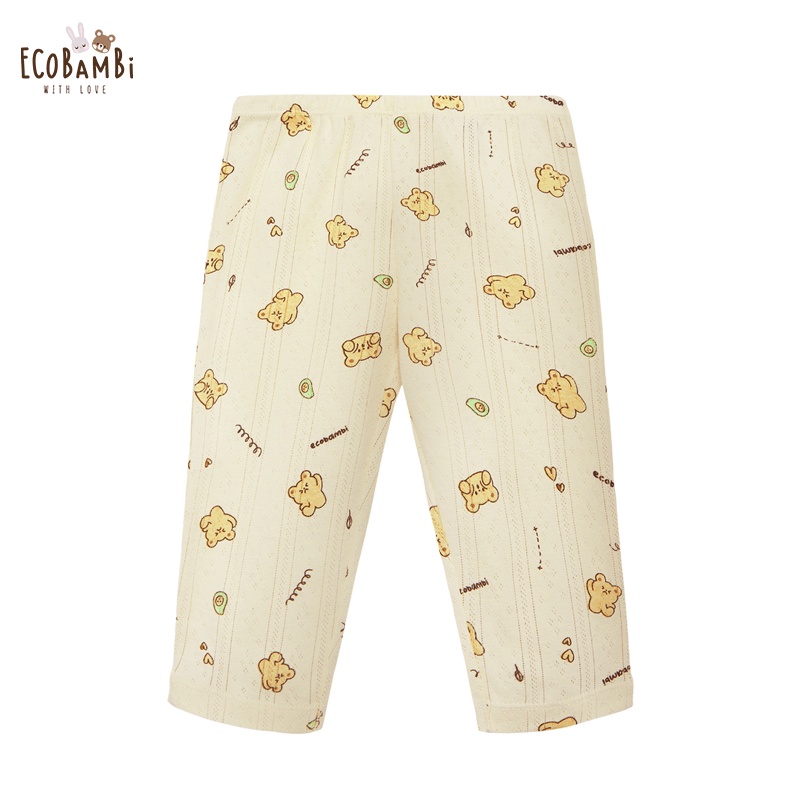 Quần thun unisex cho bé Ecobambi