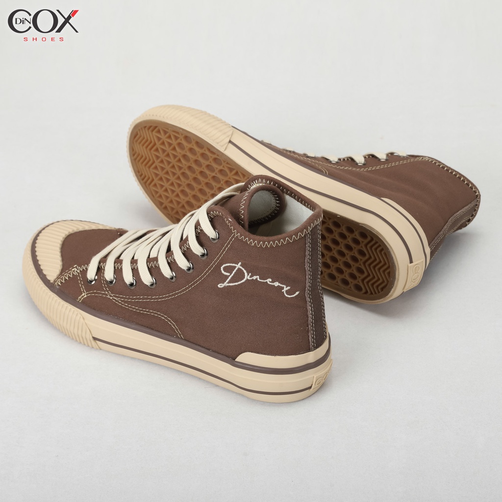 [Mã WABR2S15 giảm 10% đơn 250K] Giày Sneaker Vải Unisex DINCOX D21 Phong Cách Ấn Tượng Hi Chocolate