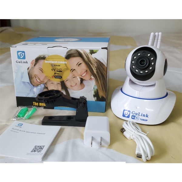 Camera wifi camera không dây IP theo dõi chuyển động, đàm thoại 2 chiều, xoay 360 độ, hỗ trợ hồng ngoại tự động