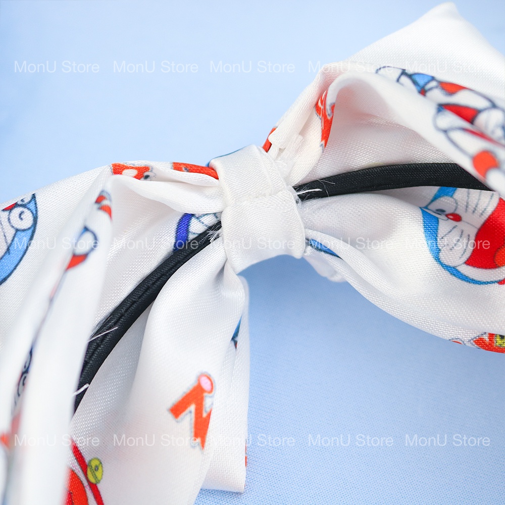 Cài tóc nơ vải lụa DORAEMON DOREMON dễ thương cute MON0214