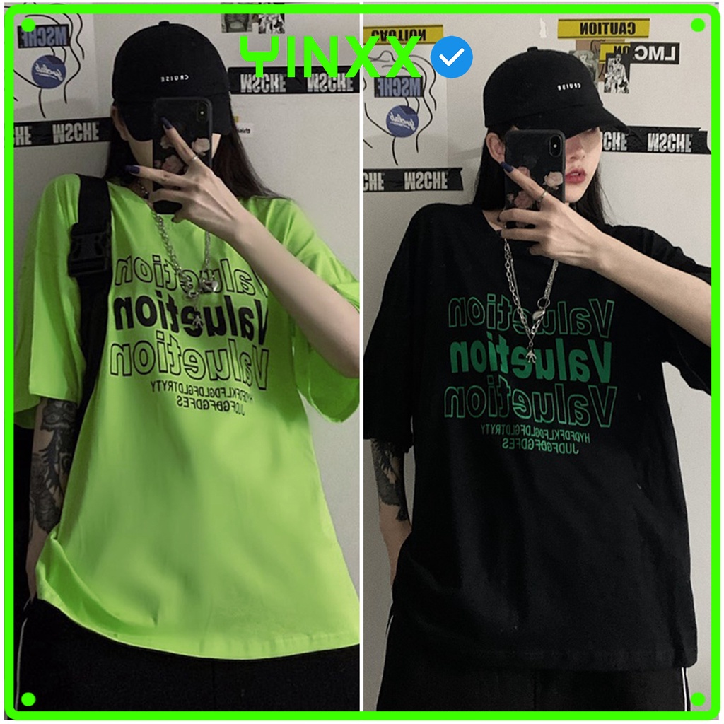 66HOAN15K21H_Hoàn 15k đơn 99k_Áo thun unisex form rộng neon, áo phông tay lỡ ATL926