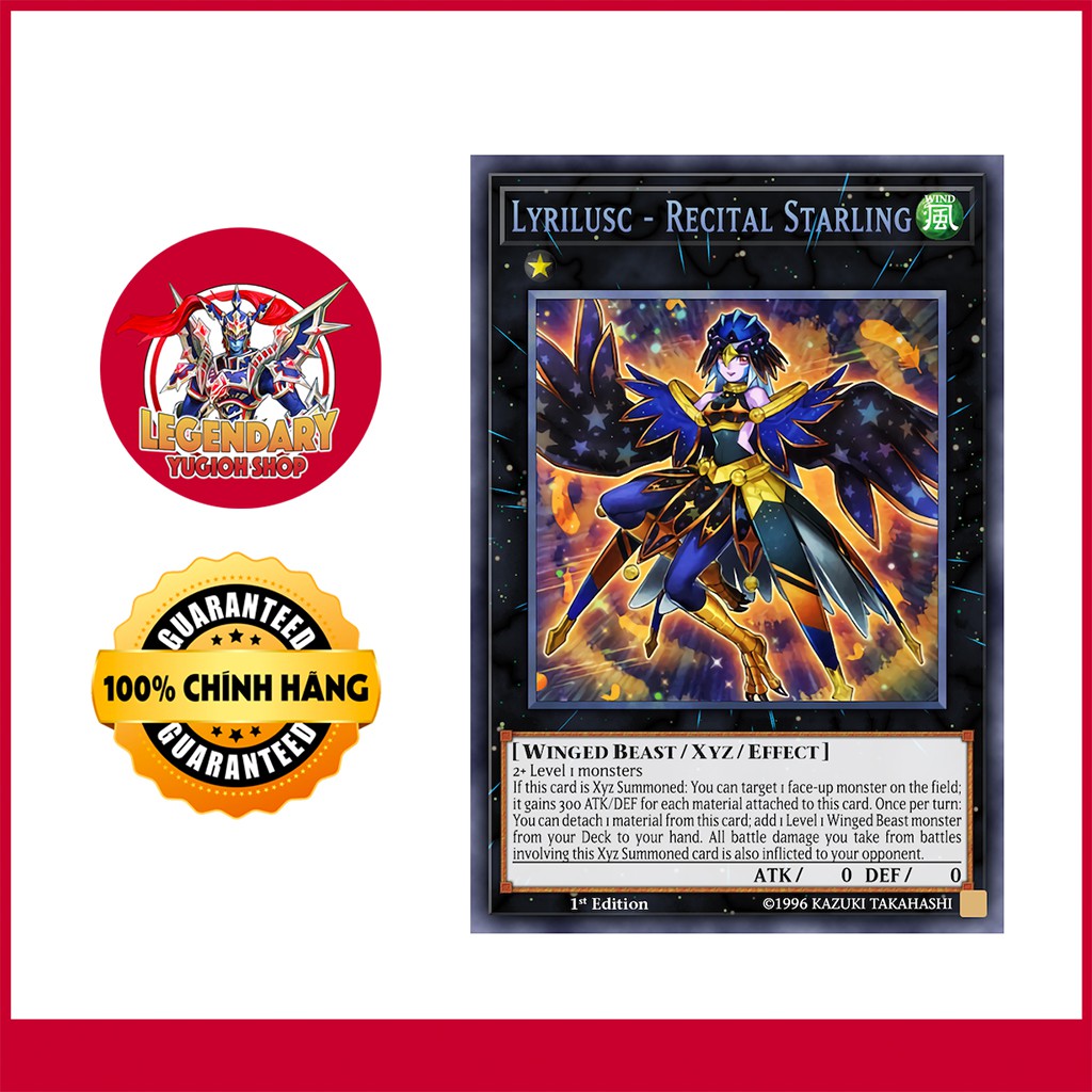 [EN-JP][Thẻ Bài Yugioh Chính Hãng] Lyrilusc- Recital Starling