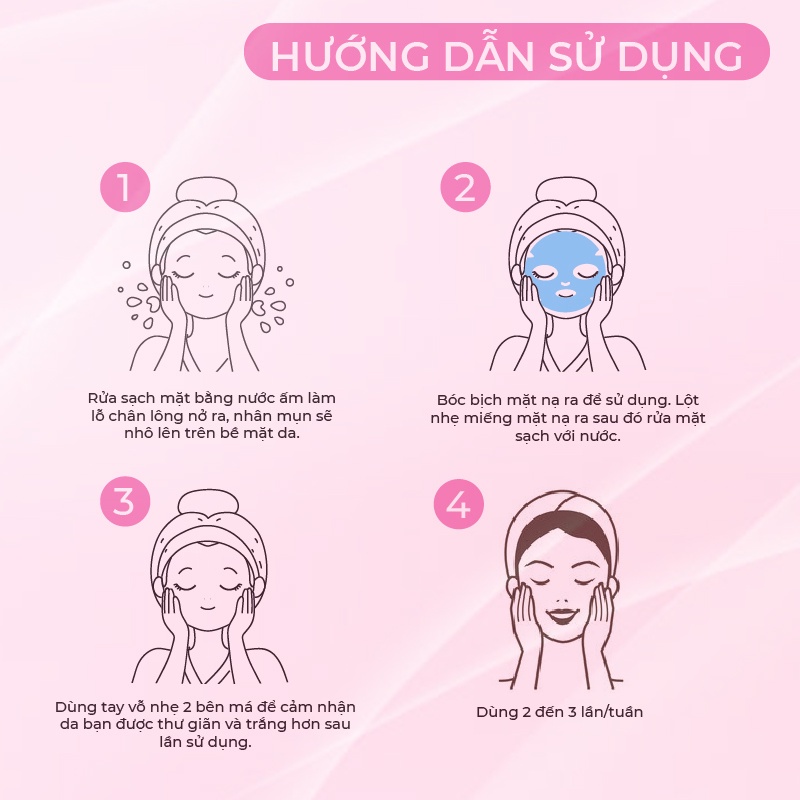 Mặt nạ giấy dưỡng da 3W CLINIC Hàn Quốc chiết xuất từ thiên nhiên giúp trắng da dưỡng ẩm và mềm mịn da lẻ miếng 23ml