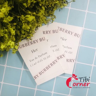[ Mẫu thử ] Vial nước Hoa Nữ Burberry Her Eau De Parfum 1.5ML Chính Hãng