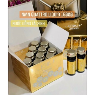 Hộp 10 lọ"dạng uống"nmn quattro liquid 15000 nhật bản