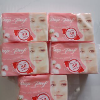 Combo 5 gói Bông trang điểm pop puf ép biên  100+30m