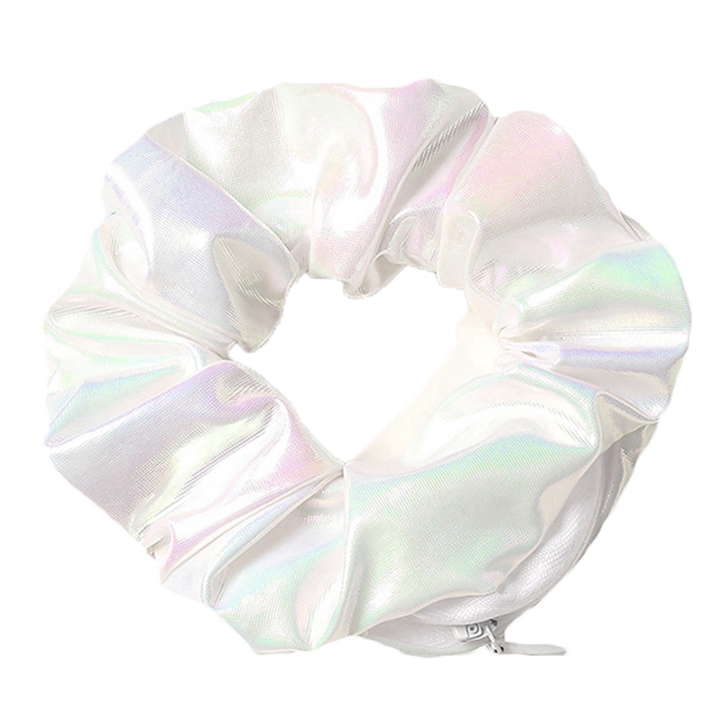 Tmdbyx Dây Cột Tóc Co Giãn Có Túi Khóa Kéo Cho Nữ