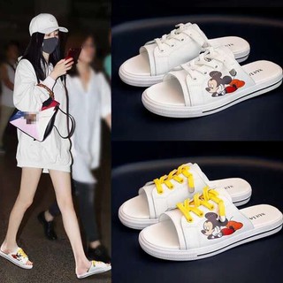 Dép nữ quai ngang chuột Mickey siêu hot - TT101