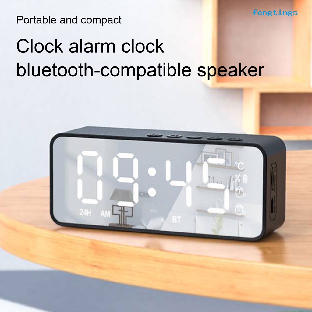 Loa bluetooth không dây mini G50 thiết kế mặt gương hỗ trợ thẻ TF 2 trong 1