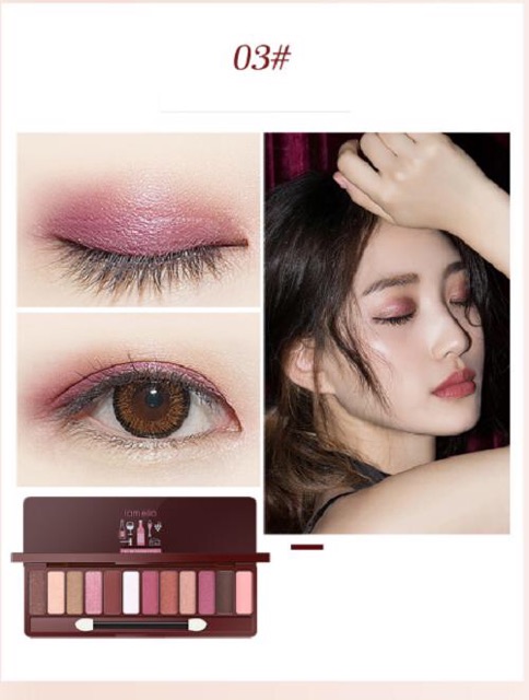 Bảng phấn mắt 10 màu play color eyes của Lameila hàng nội địa Trung