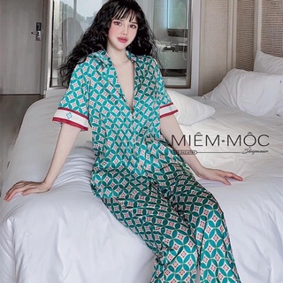 pijama quảng châu cao cấp chất lụa đẹp