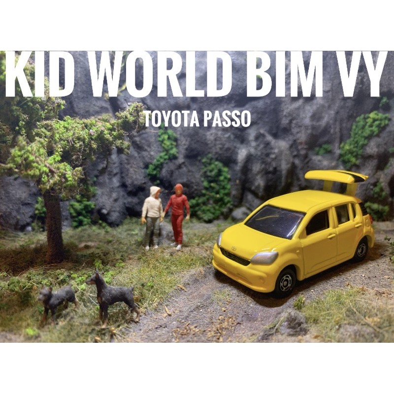 Xe mô hình Tomica Toyota Passo. MS: 165. Tỷ lệ 1:57.