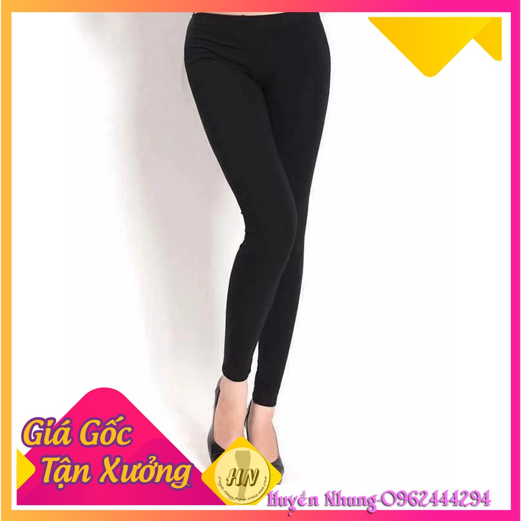 [Chất vải siêu đẹp] Quần legging nữ |Quần dài nữ cạp cao chất umi siêu co dãn không xù | BigBuy360 - bigbuy360.vn