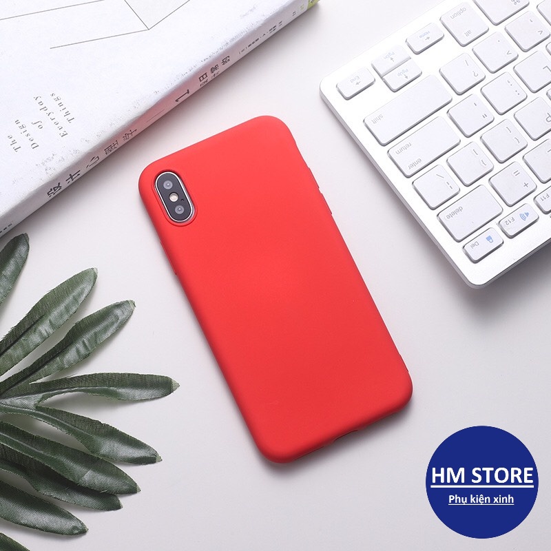 Ốp lưng trơn dẻo full viền đáy dành cho 6/6plus/6s/6splus/7/7plus/8/8plus/x/xr/xs/11/12/13/pro/max/plus/promax