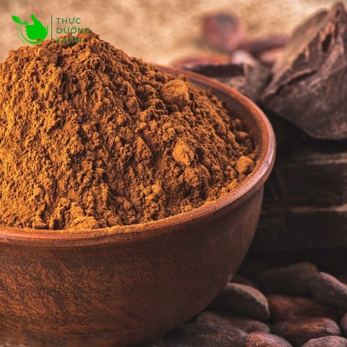 Bột Cacao nguyên chất 100% 500Gr, không đường, hỗ trợ ăn kiêng &amp; giảm cân - Thực Dưỡng Xanh