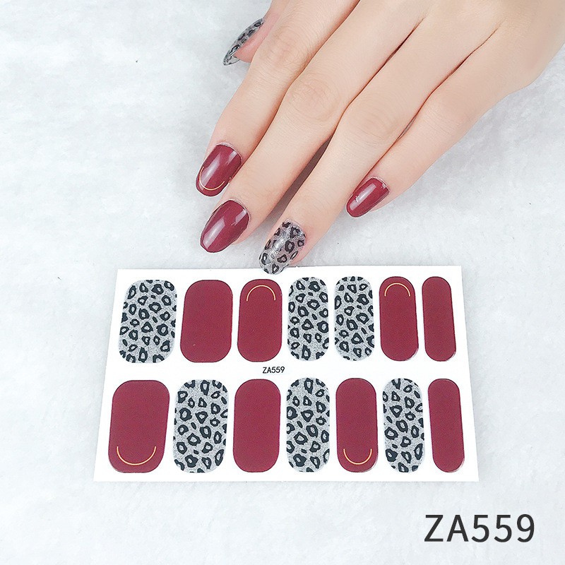 Nails Sticker Miếng Dán Móng Tay 3D Chống Nước