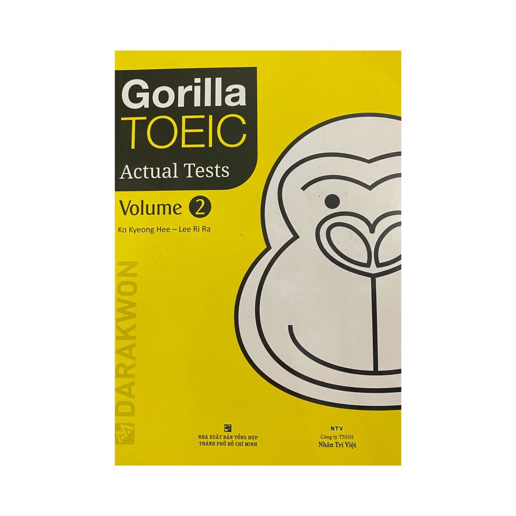 Sách - Gorilla Toeic Actual Tests Volume 2 ( Nhân Trí Việt )