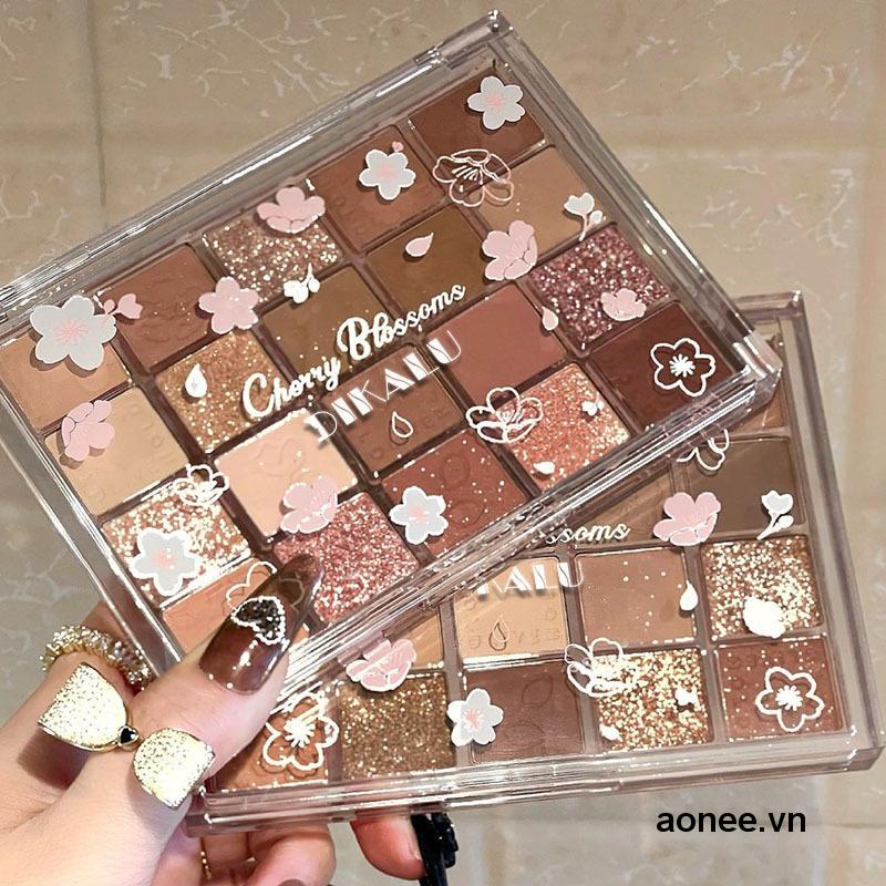 ✨✨Bảng phấn mắt 20 màu Evening Sakura Dance Eyeshadow Palette tông cam đào hồng đất