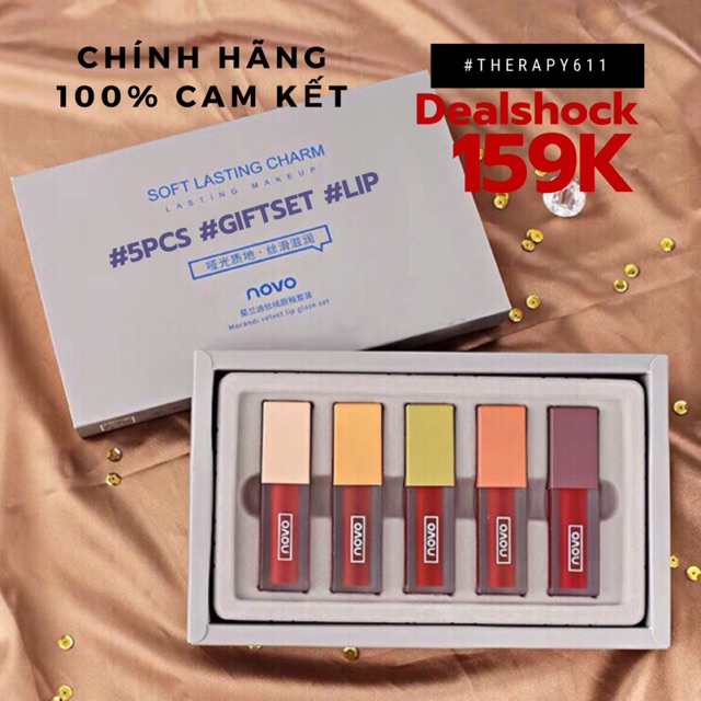 ..::✨Set Son 5 Cây Novo Cực Mịn - Lâu Trôi✨::..